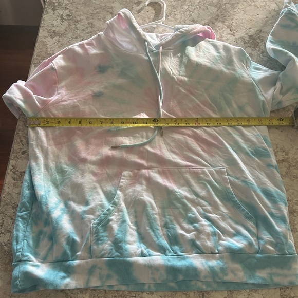 No boundaries tie dye Hoodie Sweatshirt XXL Juniors - Picture 7 of 9